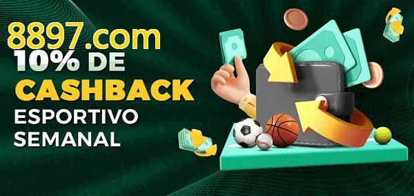 10% de bônus de cashback na 8897.com