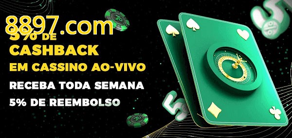 Promoções do cassino ao Vivo 8897.com